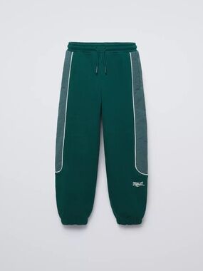 Everlast Kids Forest Green Joggers with Slate Side Panels